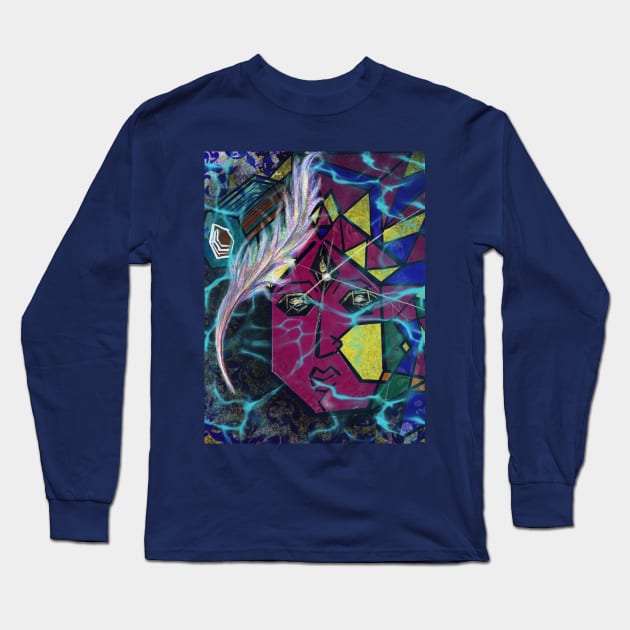 Durga Long Sleeve T-Shirt by Refracted Creations